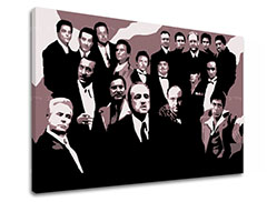 The biggest mobsters on the canvas The Mafia family