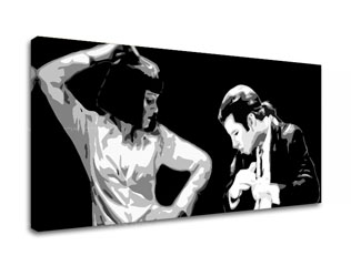 The biggest mobsters on canvas Pulp Fiction - Dancing
