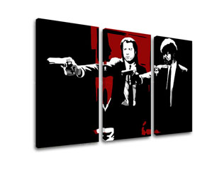The biggest mobsters on the canvas Pulp Fiction - Stories from the underworld
